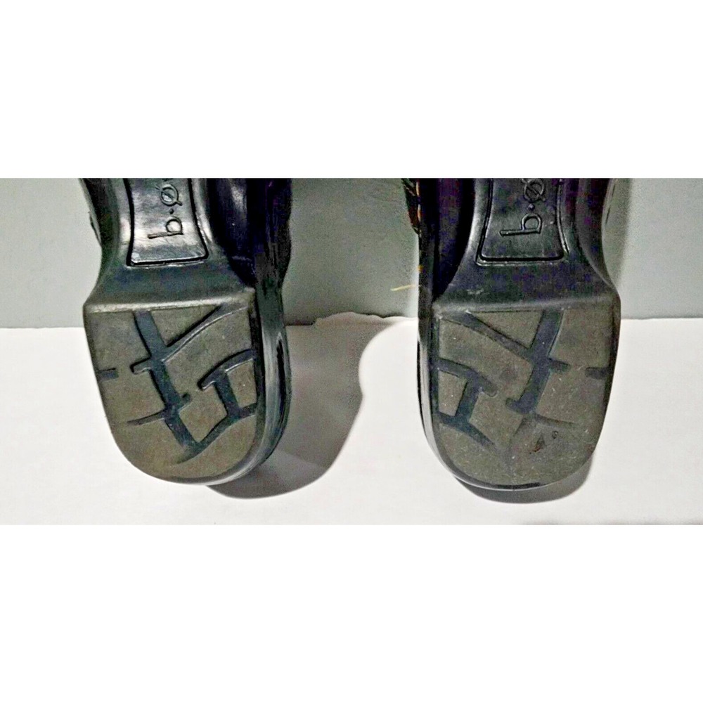 BOC Born Concepts 8 /39 Brown Leather Slip On Mule Clog Double Buckle - Picture 6 of 16